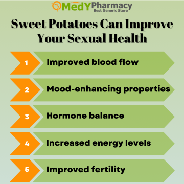 Sweet potatoes can improve your sexual health