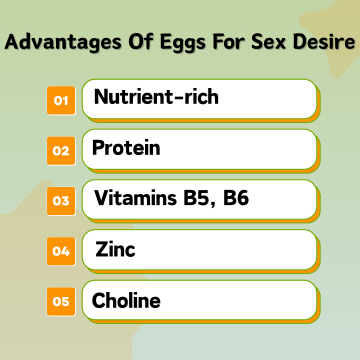 Advantages of eggs for sex desire