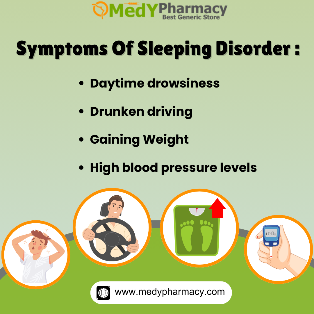 Symptoms of Sleeping Disorder: